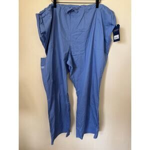 NWT Cherokee Workwear Core Stretch Scrub Pants Blue 3XL 4044